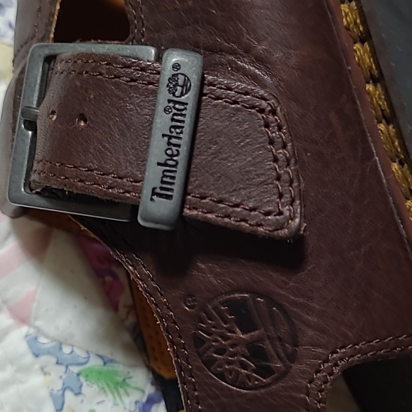 Timberland Full Grain Leather Fisherman's Sandals Size 10 M - Picture 4 of 7